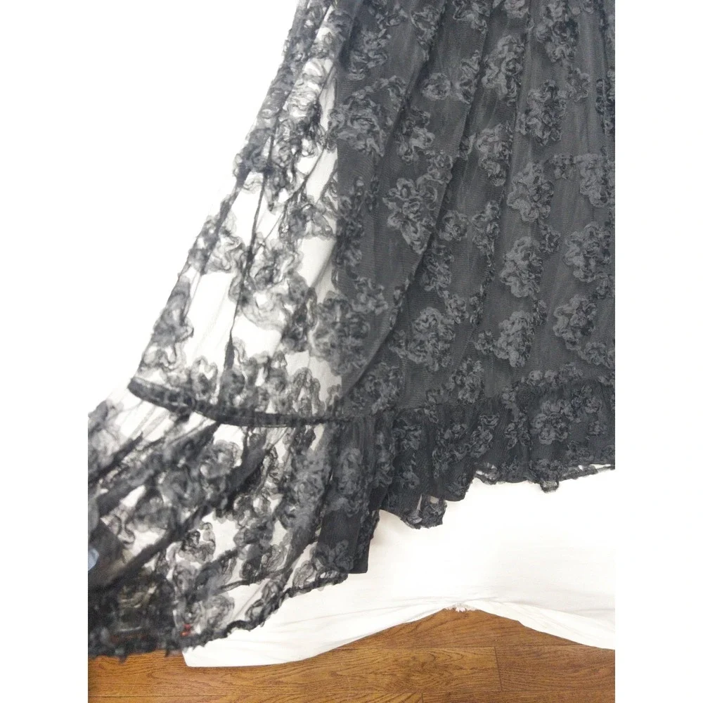 Lulus Notable Elegance 3D Floral Lace Overlay Midi Dress Womens Best Fits S M - Picture 9 of 16